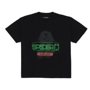 Spider Oversized Reunion T-Shirt Black