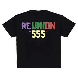 Spider Oversized Reunion T-Shirt Black