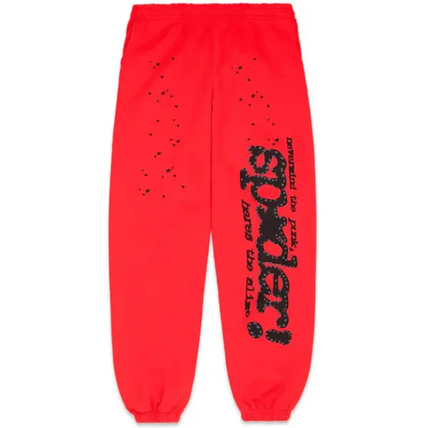 Sp5der P*NK V2 Sweatpant Red