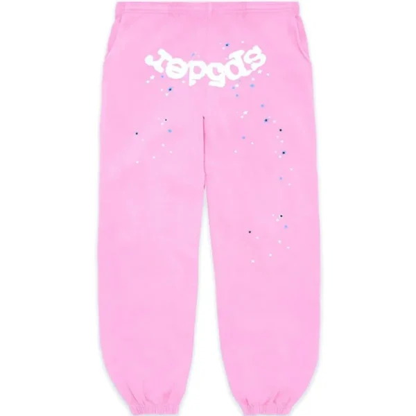 Sp5der Atlanta Sweatpants Pink