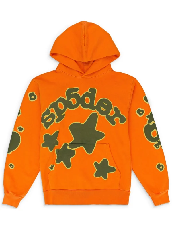Sp5der Beluga Hoodie Carrot Orange