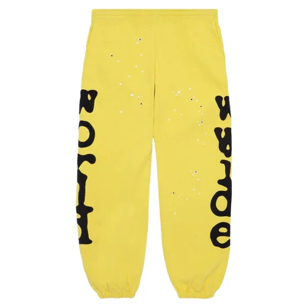 Sp5der Beluga Sweatpants Yellow