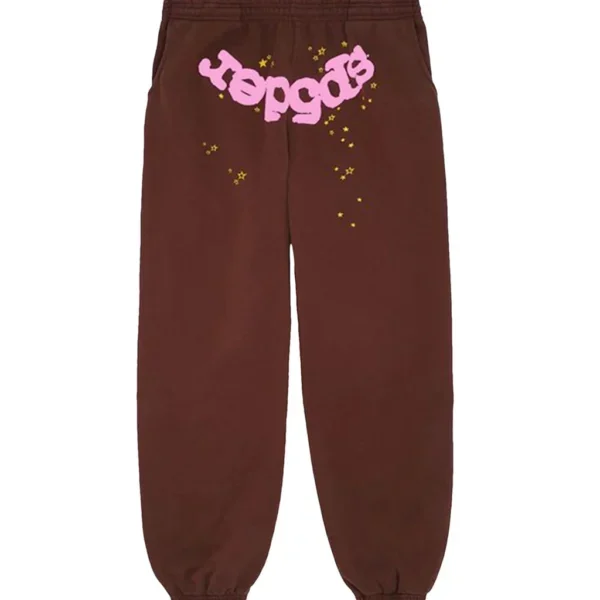 Sp5der Classic Sweatpant Brown