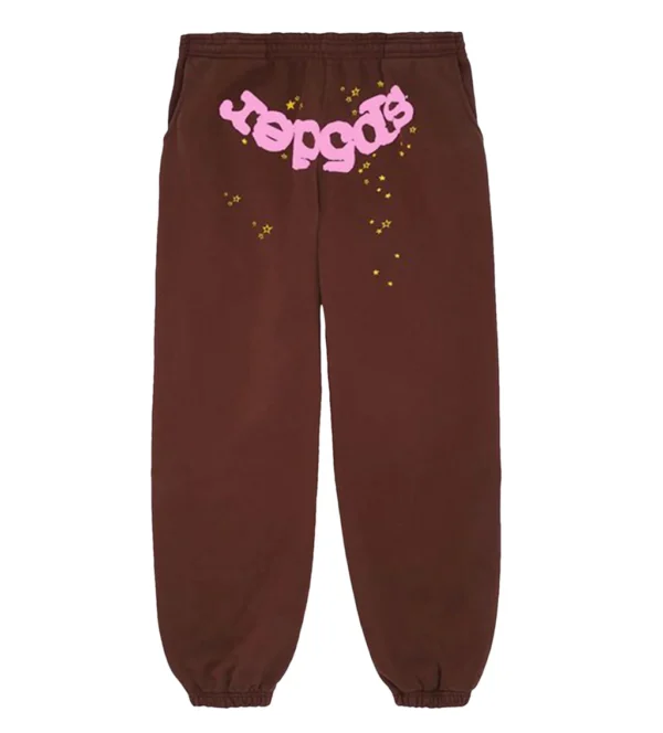Sp5der Classic Sweatpant Brown