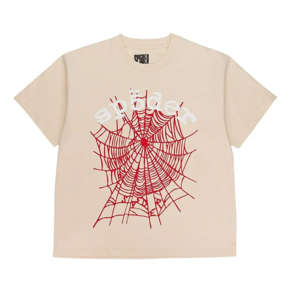 Sp5der Legacy Logo T-Shirt Nude