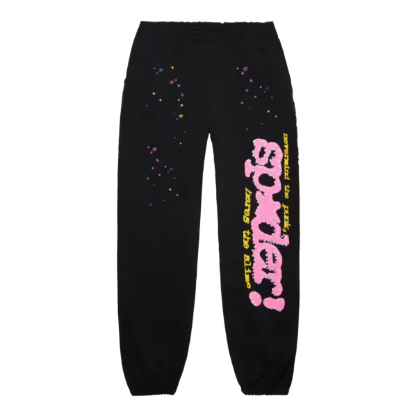 Sp5der P*NK V2 Sweatpants Black