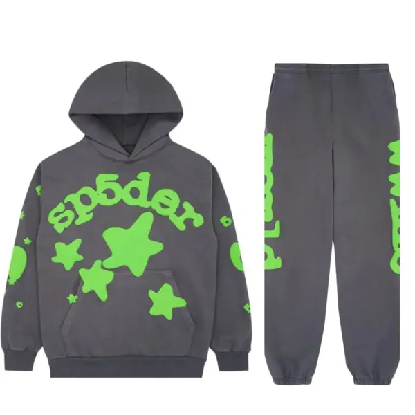 Sp5der Tracksuit Slate Grey