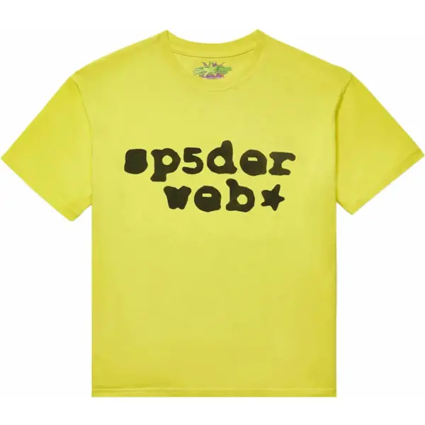 Sp5der Web Tee Yellow-Black