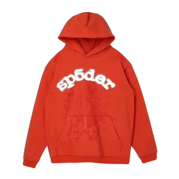 Sp5der Websuit Hoodie Orange