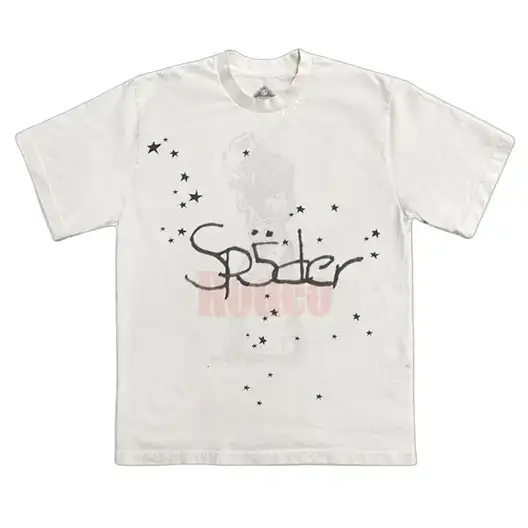 Travis Scott Cactus Jack x Sp5der “Days Before Rodeo II” T-Shirt White