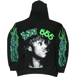 Sp5der Hoodie Juice WRLD X 555 Black